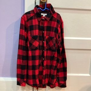 Red plaid jacket